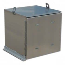 8G8D-2X2-MA Aluminum Battery Box, UL Listed, NEMA3R 1