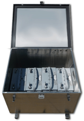 4BS2000BP Battery Box, Aluminum Mill, UL Listed, NEMA3R 1
