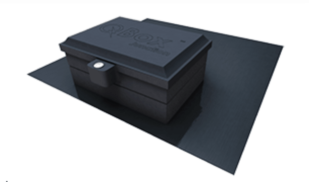 QBox Junction Box for Comp Shingle Roofs QMQB-J1 B Single 1