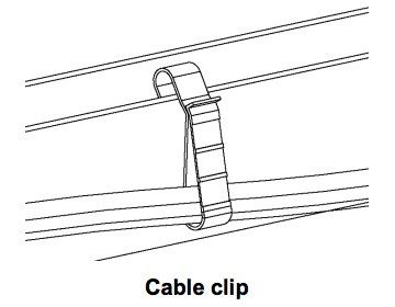 IQ Cable Clip bulk 100 pack View 1