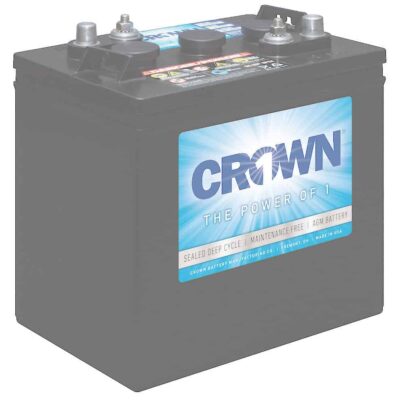 Crown AGM 660 Ah 24 VDC 15,840 Wh (12) Battery Bank 1