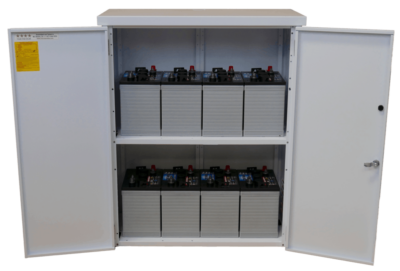 Crown 48 VDC 10,560 Wh with MNBE-D enclosure (8) Battery Bank 1