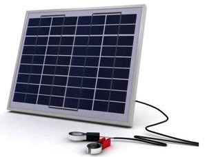 Solarland SLCK-010-12 10W 12V Portable Solar Charging Kit Solar Panel 1