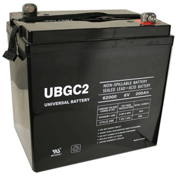 UPG Deep Cycle 200 Ah 12 VDC 2,400 Wh (2) Battery Bank 1