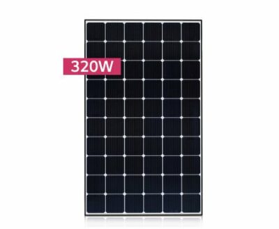 LG 320 NeON, Mono, Black Frame - LG320N1C-G4 Solar Panel 1