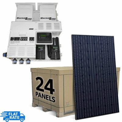 7.68 kW 24-Panel Heliene Off-Grid Solar System 1