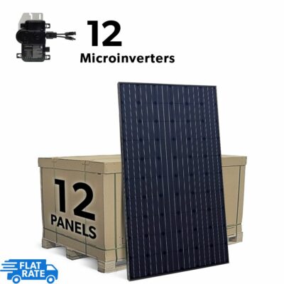 12 solar panel solar system kit 12 micro inverters