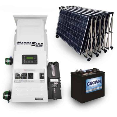 EXOrac Transportable 1.71 kW 6-Panel kit with Astronergy Solar Panels Battery Backup System 1