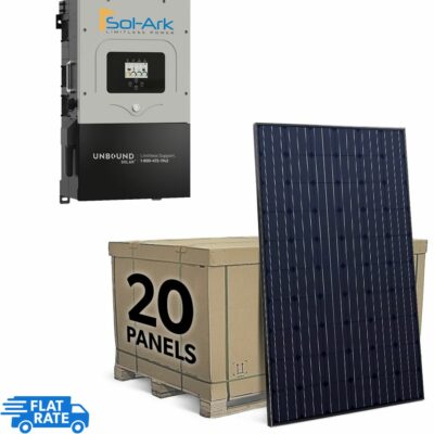 6.4 kW Off-Grid Solar System with Sol-Ark Inverter and 20 Heliene 320 watt Panels 1