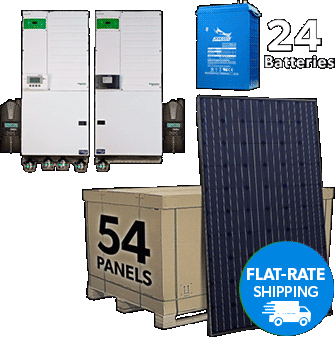 Flat-Rate Shipping Solar Kit
